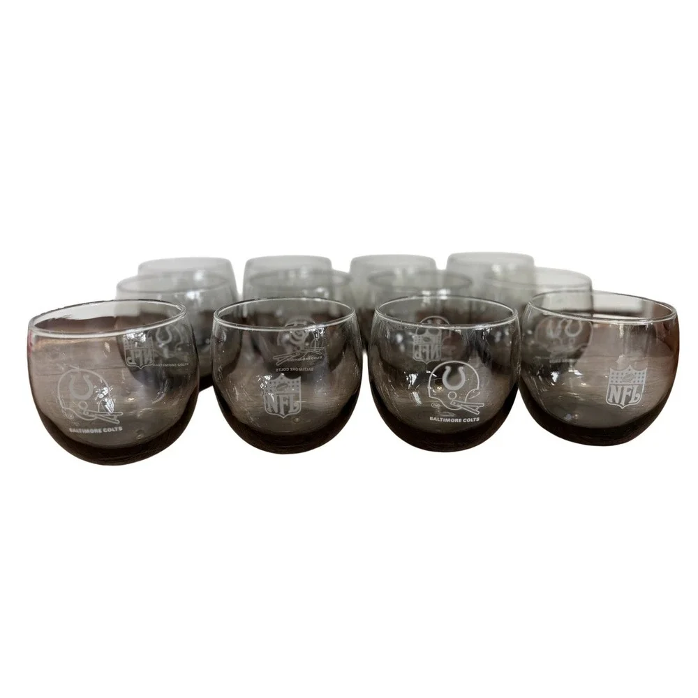 NFL Baltimore Colts Rocks‎ Glasses Smoky Grey